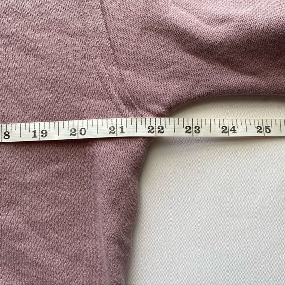 ALO Yoga Lilac Freestyle Fleece Mock Neck Sweatshirt Size Medium - Picture 15 of 16